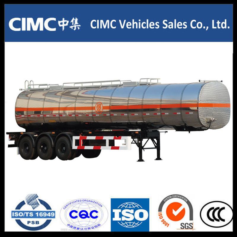 뜨거운 판매 CIMC 연료 탱크 세미 트레일러